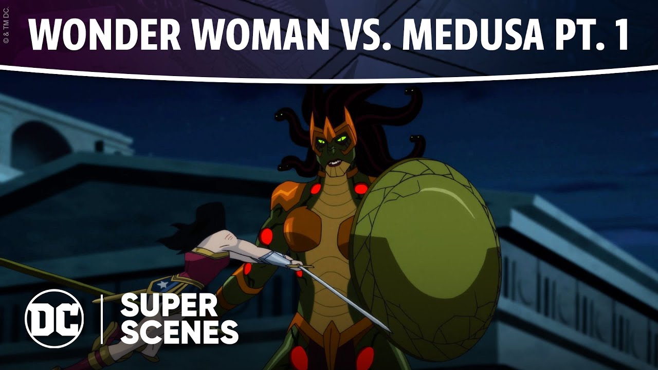 Видео к фильму Чудо-женщина: Кровные узы | DC Super Scenes: Wonder Woman vs. Medusa Pt. 1