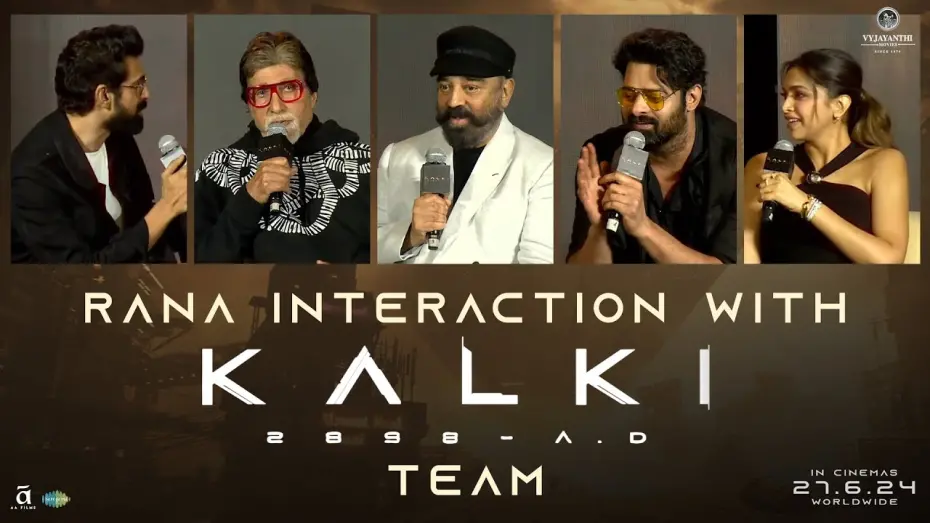 Видео к фильму Kalki 2898 AD | Rana Interaction with Kalki 2898 AD Movie Team at Pre Release Event @ Mumbai