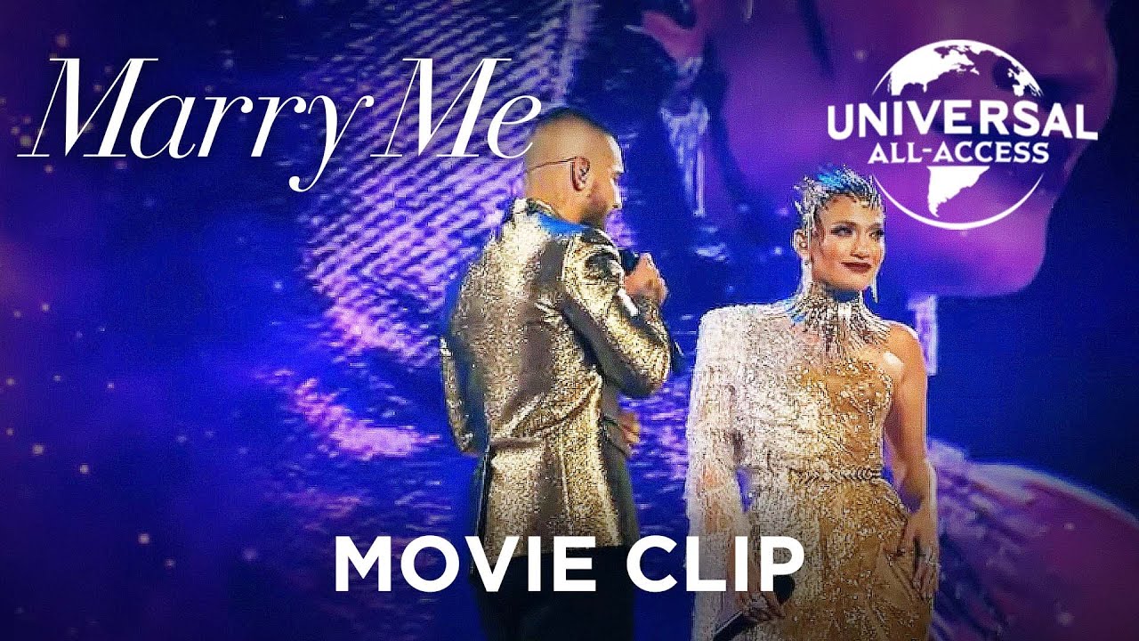 Видео к фильму Первый встречный | Marry Me (Starring Jennifer Lopez) | Kat And Bastian Sing Marry Me | Movie Clip