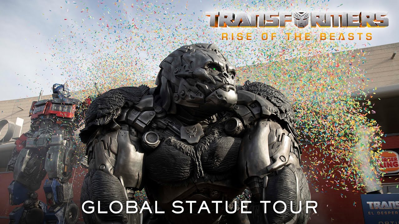 Видео к фильму Трансформеры: Восхождение Звероботов | Global Statue Tour