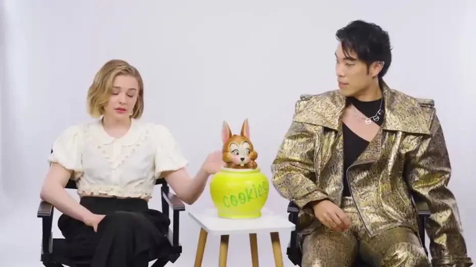 Видео к фильму Нимона | Eugene Lee Yang and Chloë Grace Moretz Answer To A Nosy Cookie Jar