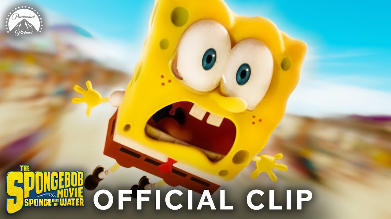 Видео к фильму Губка Боб в 3D | SpongeBob Out of Water & Inside The Real World - Full Scene