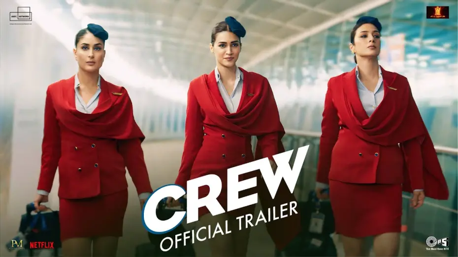 Видео к фильму Crew | Crew | Trailer | Tabu, Kareena Kapoor Khan, Kriti Sanon, Diljit Dosanjh, Kapil Sharma | March 29