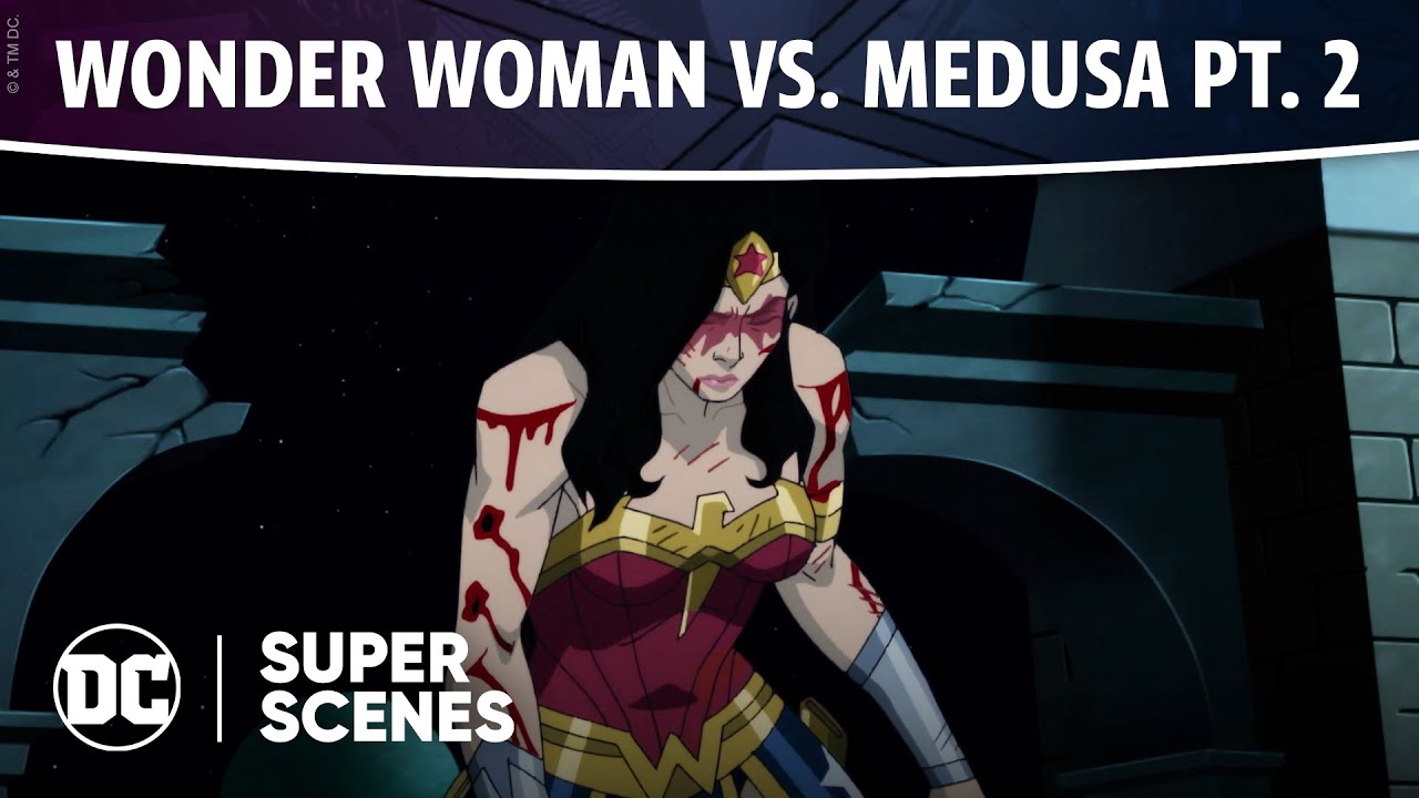 Видео к фильму Чудо-женщина: Кровные узы | DC Super Scenes: Wonder Woman vs. Medusa Pt. 2