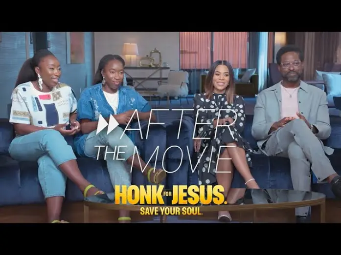 Видео к фильму Посигналь Иисусу. Спаси свою душу. | Regina Hall, Sterling K. Brown and Adanne and Adamma Ebo On the Challenges of Making A Mockumentary