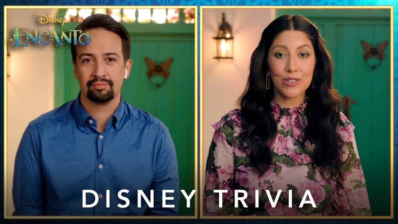 Видео к фильму Энканто | Disney Trivia with Lin-Manuel Miranda and Stephanie Beatriz