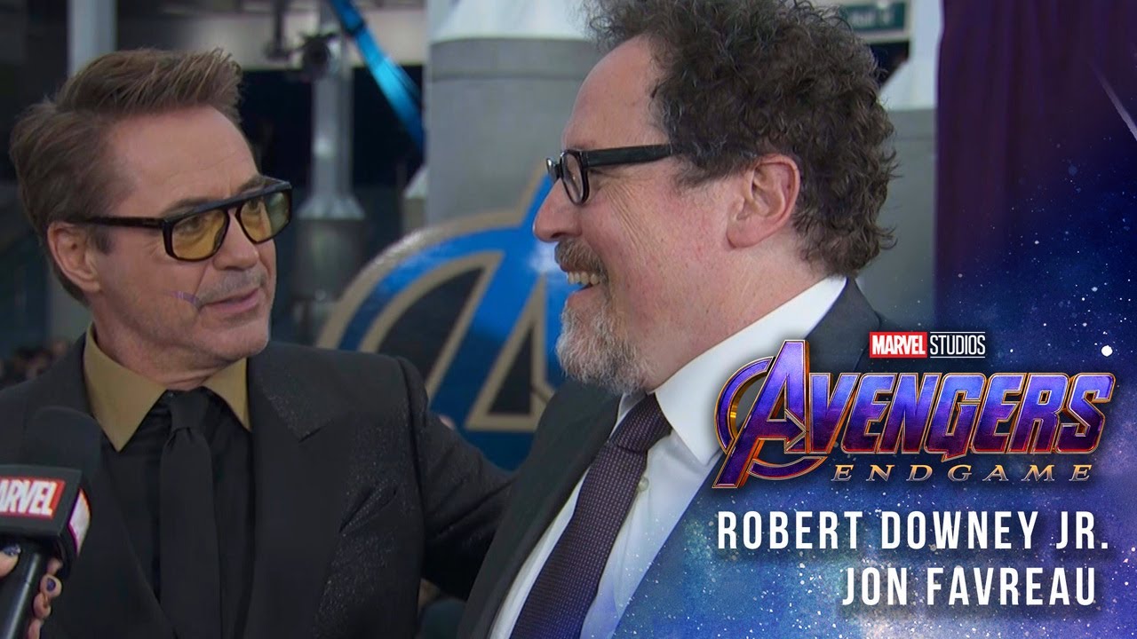 Видео к фильму Мстители: Финал | Robert Downey Jr. and Jon Favreau at the Premiere