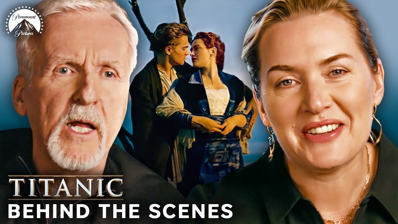 Видео к фильму Титаник | Titanic: 25th Anniversary Exclusive! Behind The Scenes w/ Kate Winslet and James Cameron