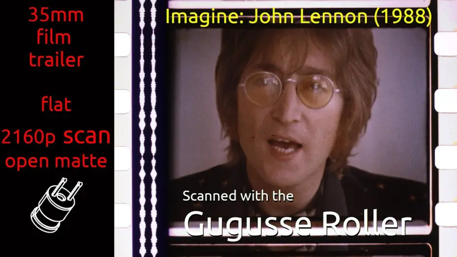 Видео к фильму Imagine: John Lennon | Imagine: John Lennon (1988) 35mm film trailer, flat open matte, 2160p