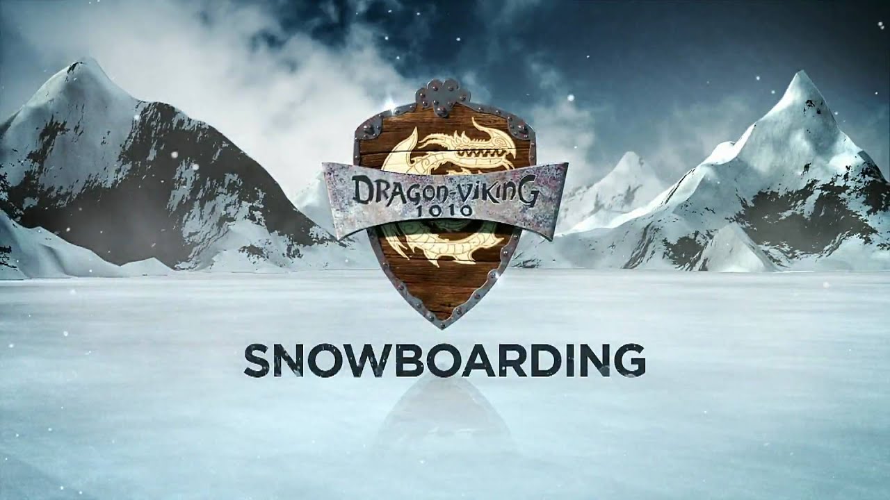 Видео к фильму Как приручить дракона | Dragon-Viking Games Vignettes: Snowboarding