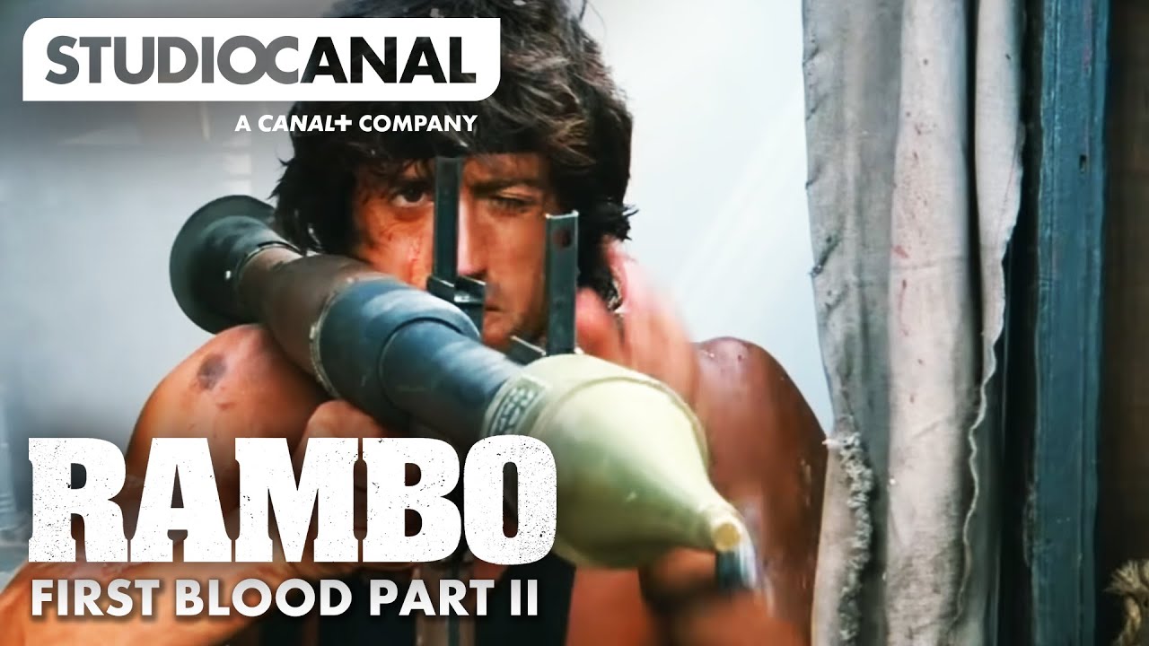 Видео к фильму Рэмбо: Первая Кровь 2 | The Boat Fight | Rambo: First Blood Part II with Sylvester Stallone