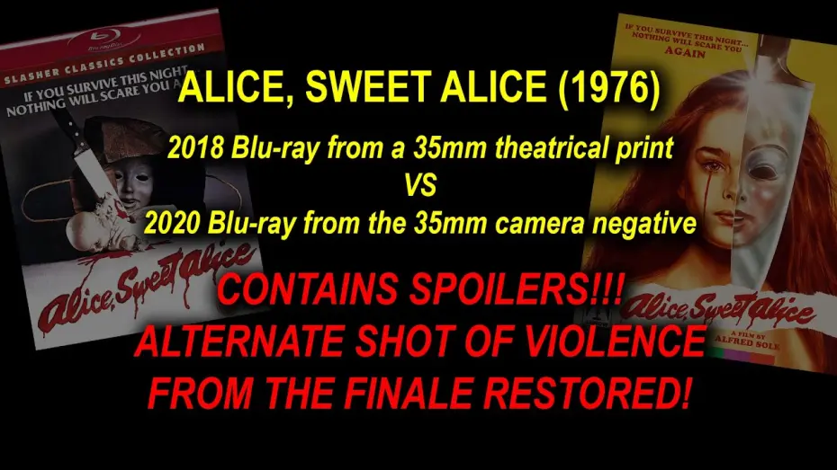 Видео к фильму Элис, милая Элис | Alice, Sweet Alice (1976) Restored Footage from Negative! SPOILERS!