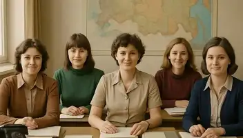 По сюжету: сотрудницы офиса.