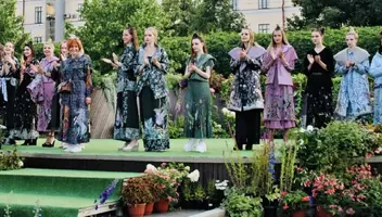 Модели на Всероссийский фестиваль «Зеленый подиум»
